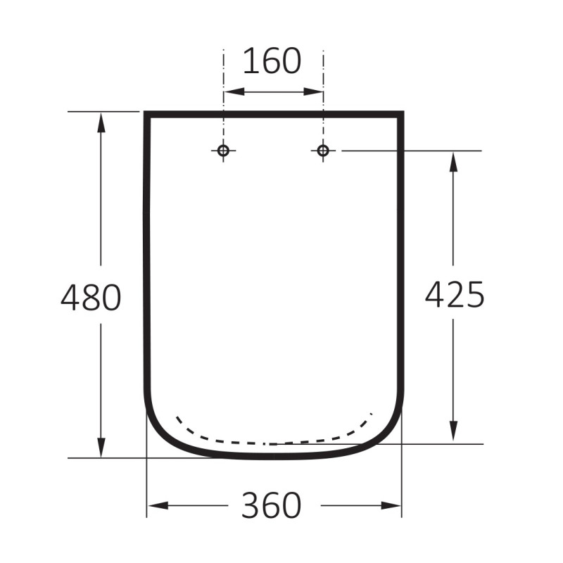 ROCA INSPIRA SQUARE сидіння для унітазу, з системою плавного опускання, колір бежевий, (A80153265B)