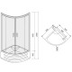 EGER MAGRIT Душова кабіна 90*90*200см, на глибокому піддоні, профіль хром, скло тоноване 4мм, 
(MAGRIT Душевая кабина 90*90*200см, на глубоком поддоне, профиль хром, стекло тонированное 4мм, ) (599-587)