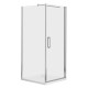 EGER RUDAS душевая кабина 90*90*205см квадратная, раздвижная, правая, стекло прозрачное, поддон (PUF) 5см сифоном, стекло прозрачное, (599-001/R (3коробки))