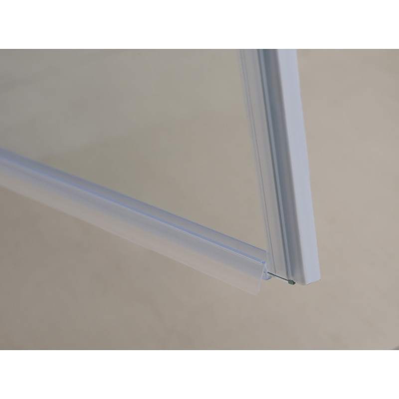 EGER STEFANI душевая кабина 90*90*205см пятиугольная на мелком поддоне 15см, распашная, стекло прозрачное, (599-535 (3 коробки))