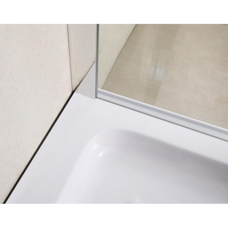 EGER STEFANI душевая кабина 90*90*205см пятиугольная на мелком поддоне 15см, распашная, стекло прозрачное, (599-535 (3 коробки))