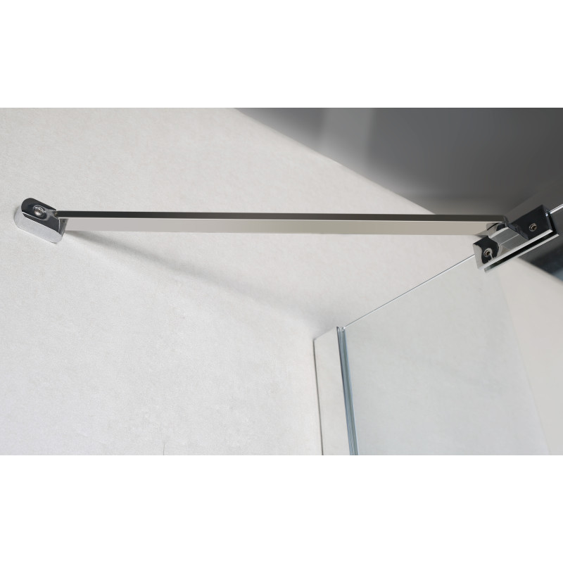 EGER STEFANI душевая кабина 90*90*205см пятиугольная на мелком поддоне 15см, распашная, стекло прозрачное, (599-535 (3 коробки))