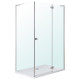 VOLLE BENITA Right душова кабіна 120*80*190см, прямокутна, розпашна, профіль cromo, скло прозоре 8 мм, без піддону, (1017.134600R(3 коробки))