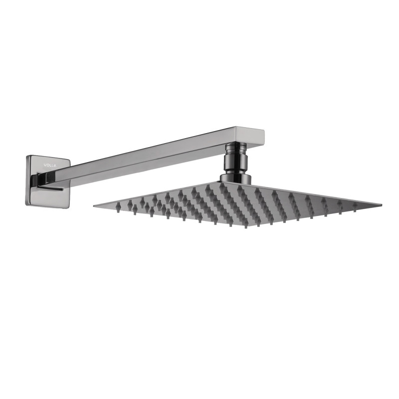 VOLLE CASCADA R85 душ верхний, 250*250мм, кронштейн, SS, никелированное шероховатое, (1586.180102)