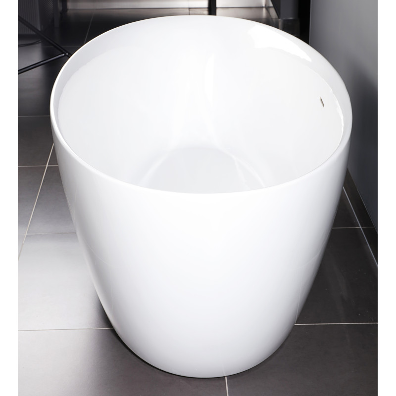 VOLLE Ванна 170*82*58,5см, отдельностоящая, овальная, с сифоном, (12-22-810)