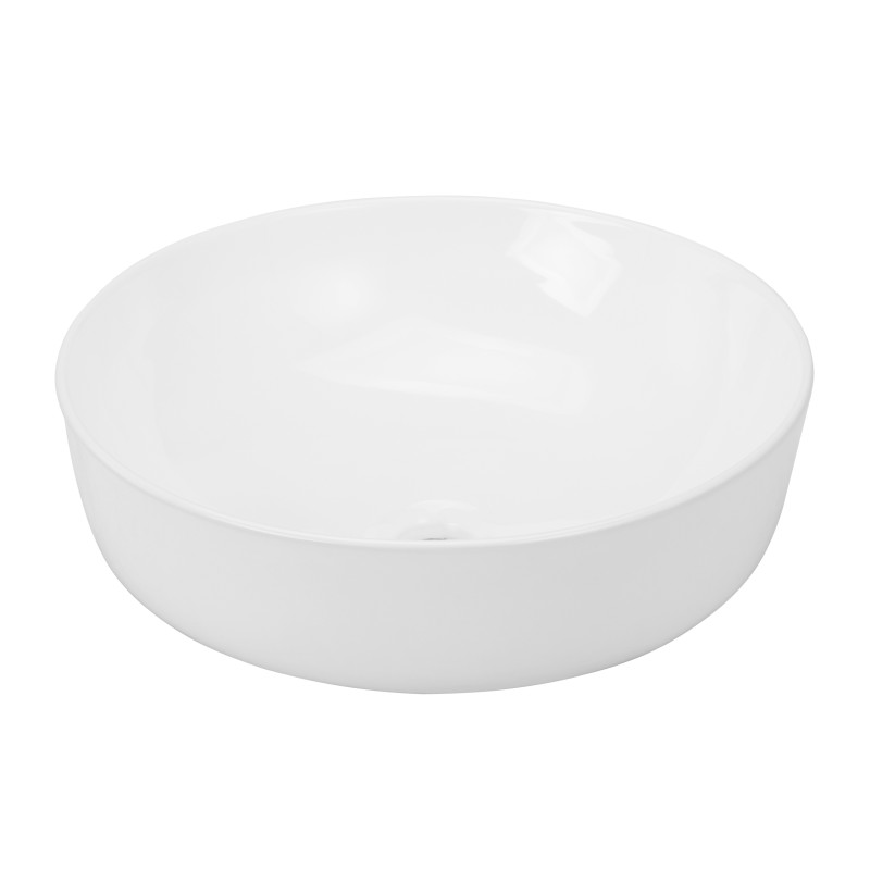 VOLLE раковина 35,5*35,5*12,5см, накладная, круглая, матовая, (13-01M-040)