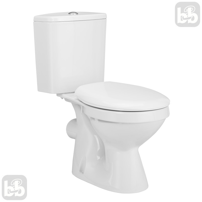 VOLLE MARO компакт підлоговий 68,5*35,5*75,5см гор. випуск, нижній підвід, бачок 6л, сидіння м`яке, (13-52-334)