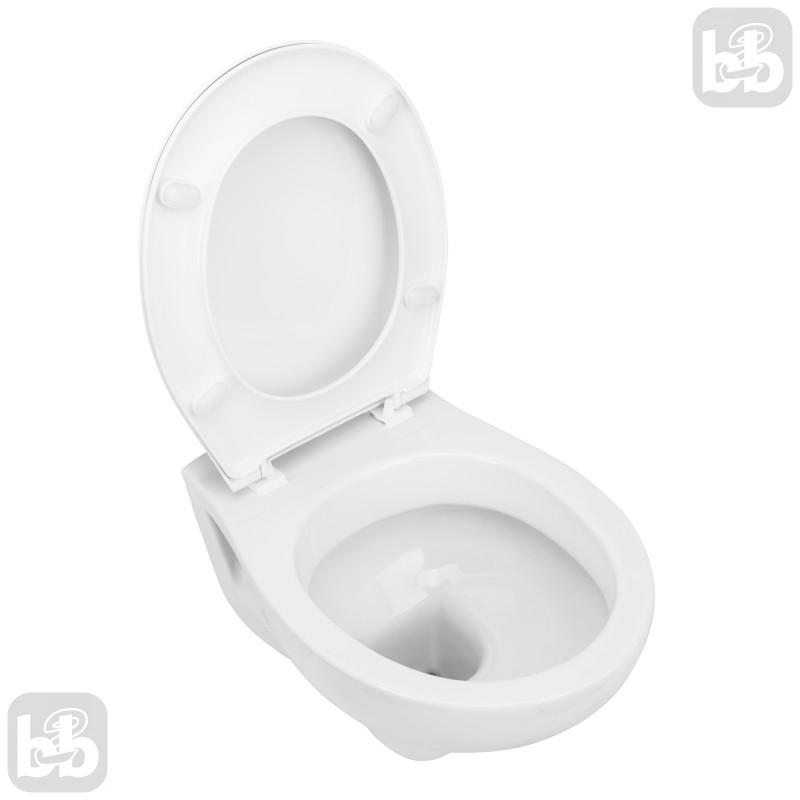 VOLLE MARO унітаз 49,2*35,4*40см підвісний, сидіння м`яке, (13-52-321)