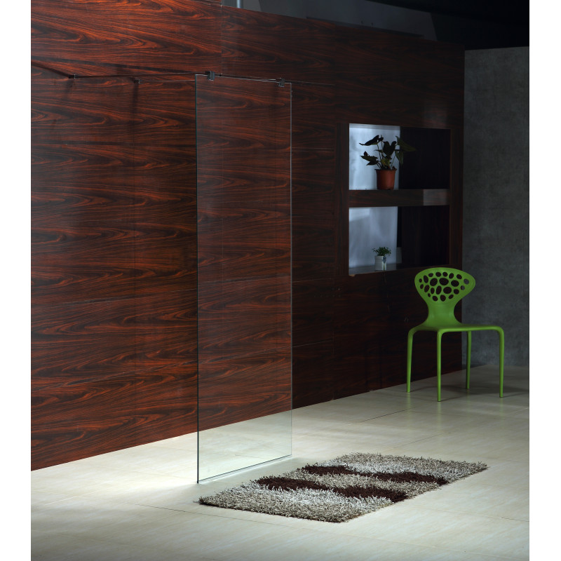 VOLLE Стінка Walk-In 90*190см, загартоване прозоре скло 8мм, (18-08-90)