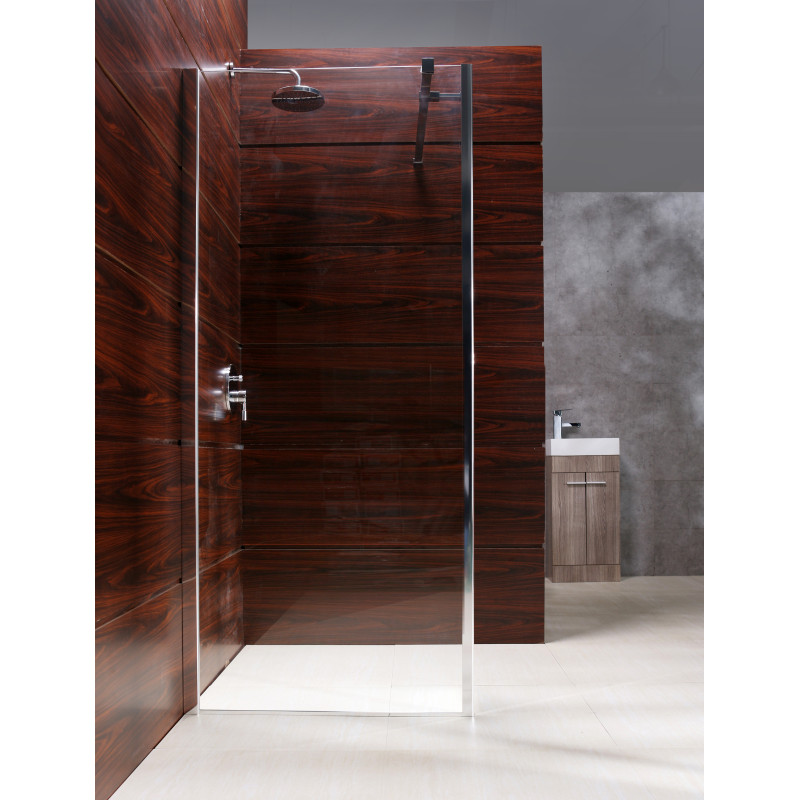 VOLLE Стінка Walk-In 90*190см, загартоване прозоре скло 8мм, (18-08-90)