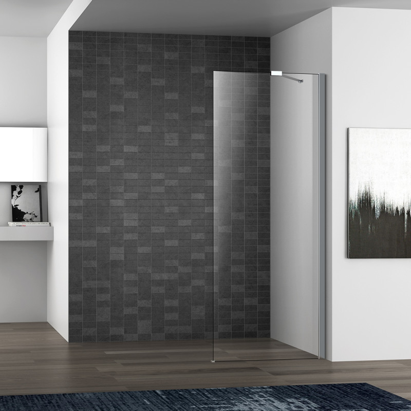 VOLLE Стінка Walk-In 90*190см, загартоване прозоре скло 8мм, (18-08-90)