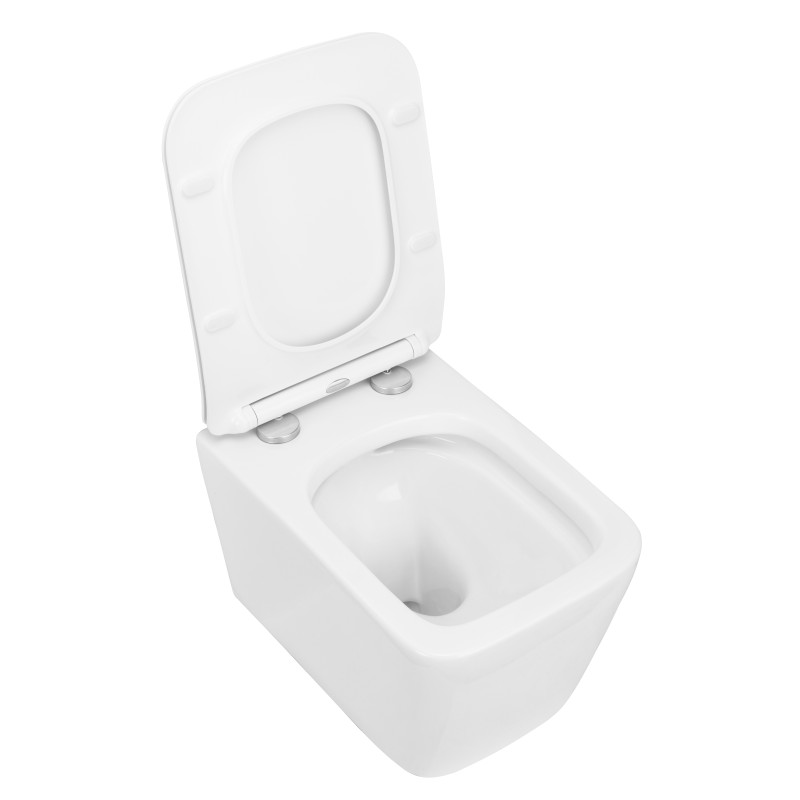 VOLLE LIBRA унітаз 52*35*33см підвісний Rimless, сидіння Slim slow-closing, (13-41-160)