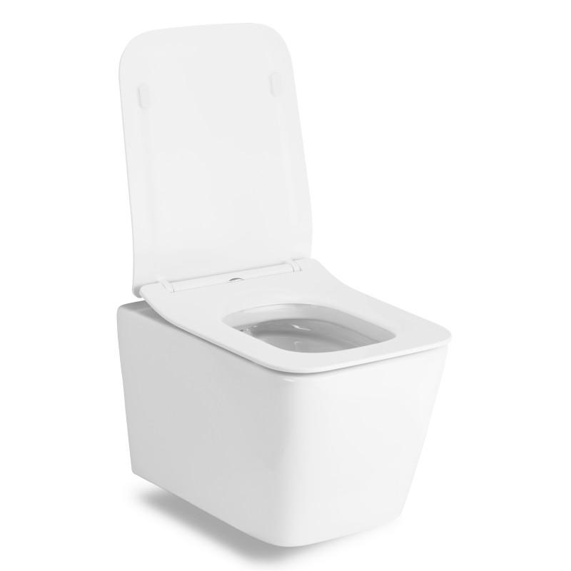 VOLLE LIBRA унітаз 52*35*33см підвісний Rimless, сидіння Slim slow-closing, (13-41-160)