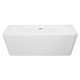VOLLE Ванна 180*80*62см, отдельностоящая, слив-перелив, (12-22-110C)