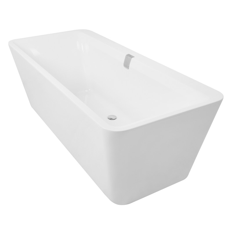 VOLLE Ванна 180*80*62см, отдельностоящая, слив-перелив, (12-22-110C)