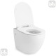 VOLLE AMADEUS унитаз 55,5*36*40см подвесной с сиденье твердое Slim slow-closing, (13-06-055)