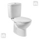ROCA VICTORIA компакт в комплекте: унитаз, бачок 3/6 л, нижний подвод, сиденье с микролифтом, пласт.крепленния (A34940200V)