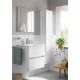 ROCA CUBE комплект: тумба 55*65*43см, з 2ма ящ., без нiжок, умивальник 65*43см, з отв. пiд змiшувач, колiр бiлий глянець, (A85119B806)