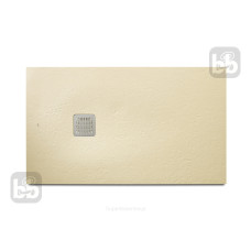 ROCA TERRAN піддон 100*70*2,6см, із штучного каменю STONEX, прямокутний, із трапом та сифоном в комплекті, колір кремовий, (AP013E82BC01500)