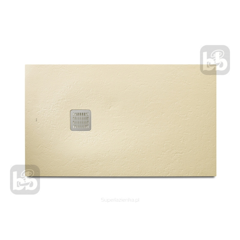 ROCA TERRAN піддон 100*70*2,6см, із штучного каменю STONEX, прямокутний, із трапом та сифоном в комплекті, колір кремовий, (AP013E82BC01500)