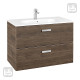 ROCA VICTORIA BASIC тумба з умивальником 80см, колiр кедр, (A855852423)