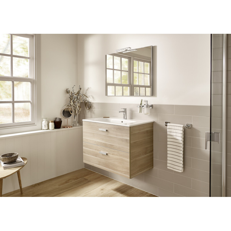 ROCA VICTORIA BASIC тумба з умивальником 80см, колiр береза, (A855852422)