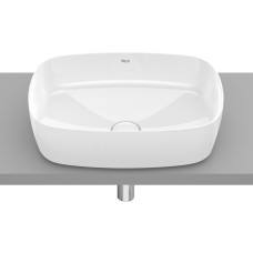 ROCA INSPIRA SOFT раковина 500*370*140мм, овальна, накладна, без отв. пiд змiшувач, без переливу, (A327500000)