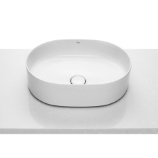 ROCA INSPIRA Round раковина 500*370*140мм, кругла, накладна, без отв. пiд змiшувач, без переливу, (A327520000)