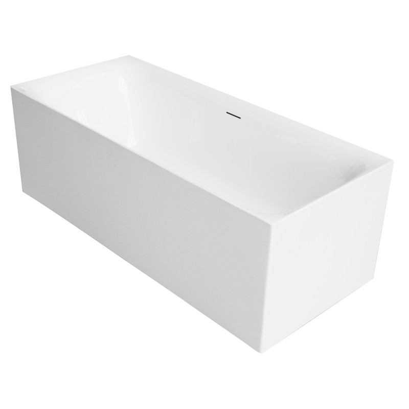 VOLLE Ванна 170*75*58см, отдельностоящая, акриловая, с сифоном, (12-22-858)