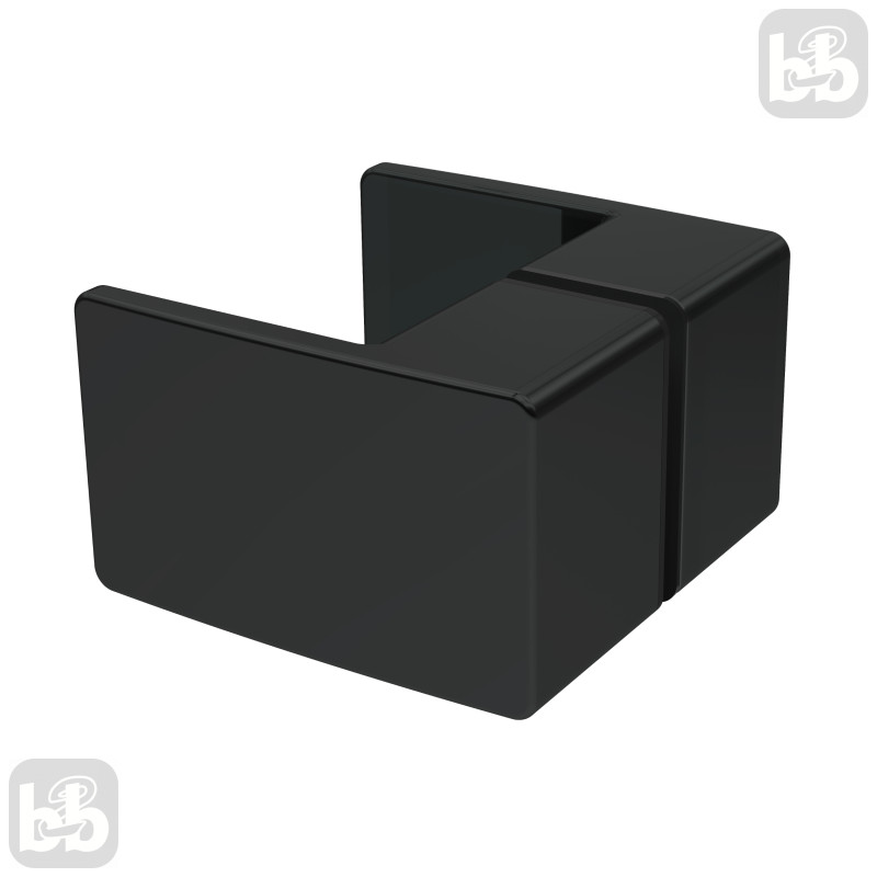 VOLLE DE LA NOCHE душевая кабина 120*90*200см (стекла + двери) правая, распашная, стекло прозрачное 8мм с Nano покрытием, ИЗ (10-40-195R-black)