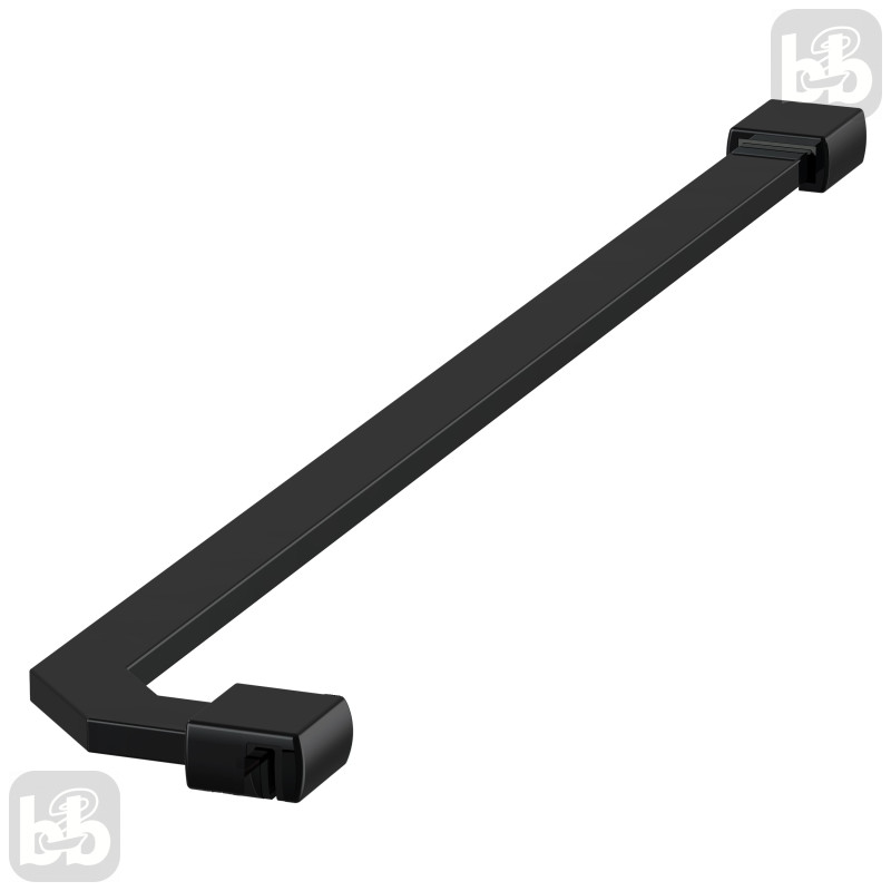 VOLLE DE LA NOCHE душевая кабина 120*90*200см (стекла + двери) правая, распашная, стекло прозрачное 8мм с Nano покрытием, ИЗ (10-40-195R-black)