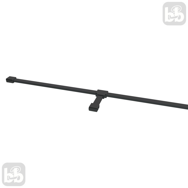 VOLLE DE LA NOCHE душевая кабина 120*90*200см (стекла + двери) правая, распашная, стекло прозрачное 8мм с Nano покрытием, ИЗ (10-40-195R-black)