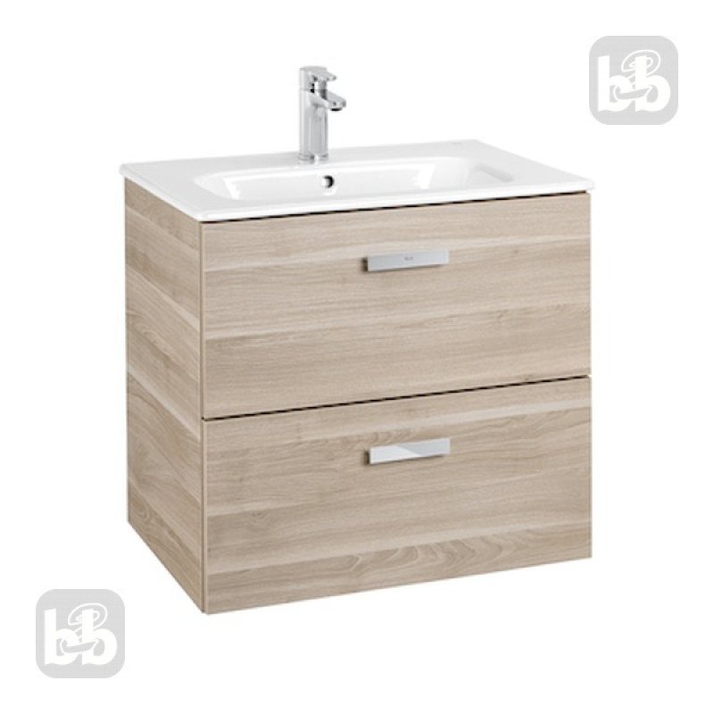 ROCA VICTORIA BASIC тумба с умывальником 60см, цвет береза, (A855854422)