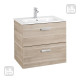 ROCA VICTORIA BASIC тумба с умывальником 60см, цвет береза, (A855854422)