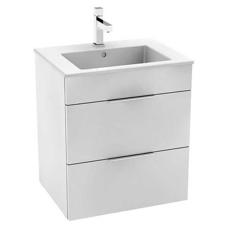 ROCA SUIT шафка 540*422*620мм з раковиною, 1 отвір під змішувач, 2 висуні шухляди, колір білий глянець, (A85118A806)