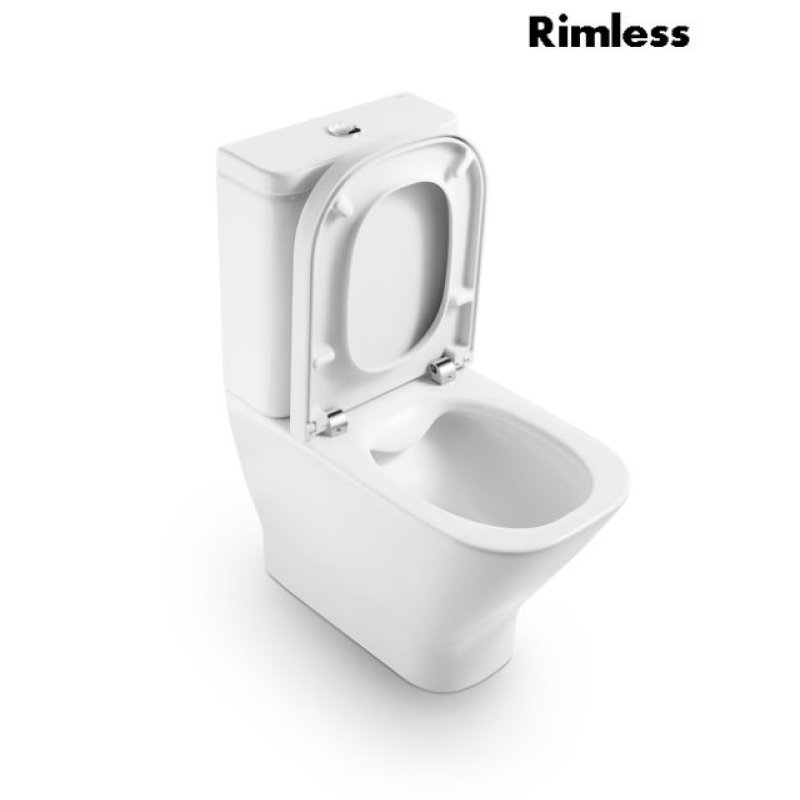 ROCA GAP Rimless компакт у комплекті: унітаз, бачок 4/2л, сидіння із системою плавного опускання, (A34947800R)