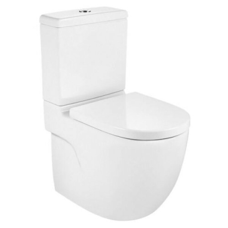 ROCA MERIDIAN-N компакт у комплекті: унітаз пристінний+бачок 3/4,5л+ сидіння slow closing, з метал. кріпленнями, (A34224800R)