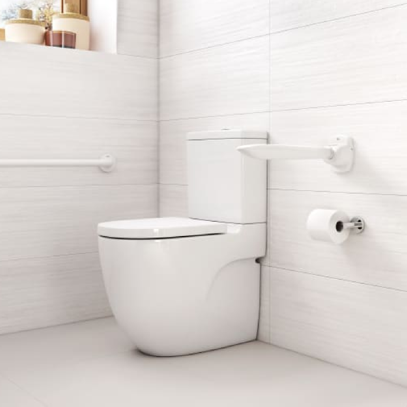 ROCA MERIDIAN-N компакт у комплекті: унітаз пристінний+бачок 3/4,5л+ сидіння slow closing, з метал. кріпленнями, (A34224800R)