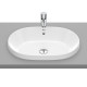 ROCA GAP умивальник 55*39см, вбуд., овальний, без отвору пiд змiшувач, (A3270Y5000)
