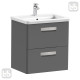 ROCA Тумба з умивальником GAP A855997153, сірий, (A855997153)