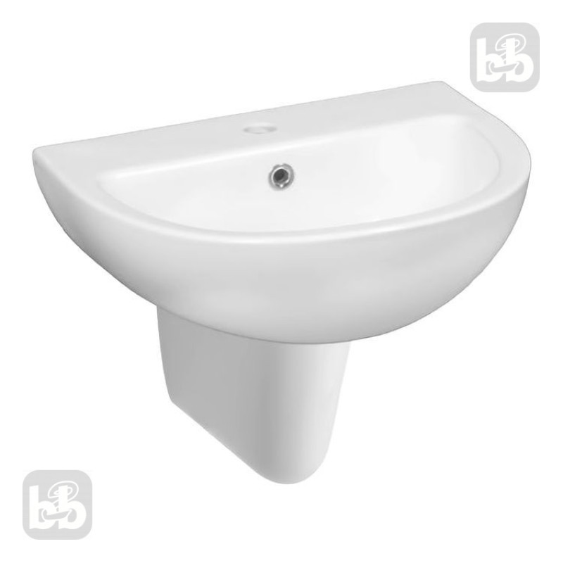 VOLLE MARO умивальник 500*420*500мм з напівп`єдесталом, (13-52-308)