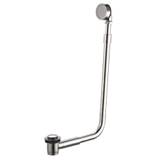 VOLLE Сифон зовнішній металевий для ванн окреморозташованих, cromo, (90-00-016)