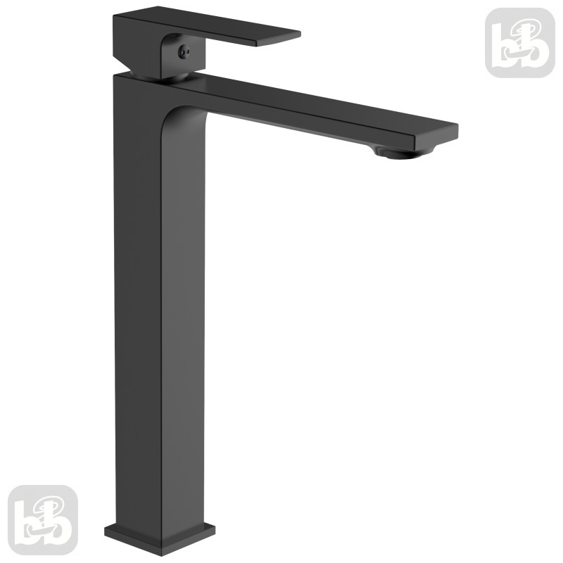 VOLLE DE LA NOCHE змішувач для умивальника високий, 26 мм, (10-40-1200-black)