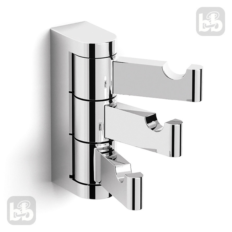 VOLLE FIESTA гачок поворотний потрійний, хром, ФІЕСТА гачок поворотний потрійний, хром, ВОЛЕ (15-77-702)