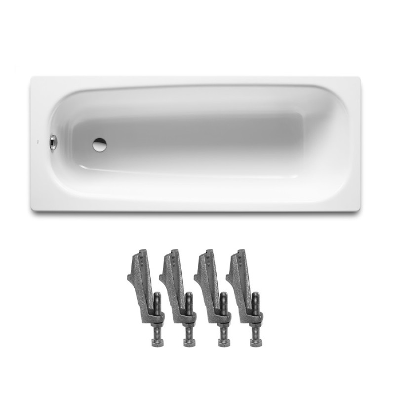 ROCA CONTINENTAL ванна 170*70см в комплекті з ніжками, (A21291100R+A150412330)