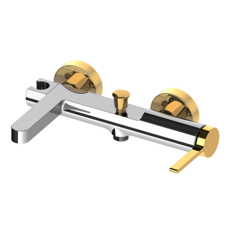 VOLLE MORA змішувач для ванни, 35 мм, cromo+oro, (1537.030122)