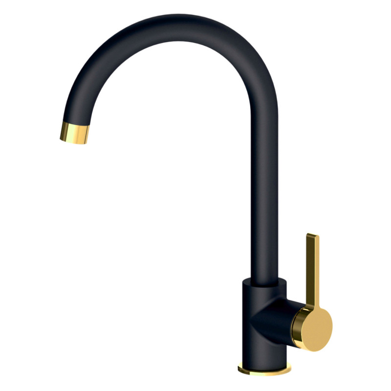 VOLLE MORA змішувач для кухні, 35 мм, de la noche+oro, (1537.110126)