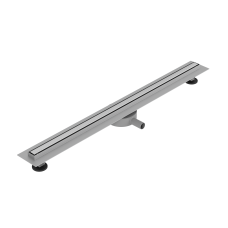 VOLLE MASTER LINEA Flecha лінійний трап 500мм, комбінований затвор, поворотний сифон, патрубок Ø40/50, з тонкою решіткою, cepillado cromo, (9046.212214)