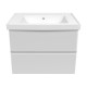 VOLLE OLIVA комплект меблів 80см білий: тумба підвісна, 2 ящики + умивальник накладний арт 13-01-065В, (15-45-81)