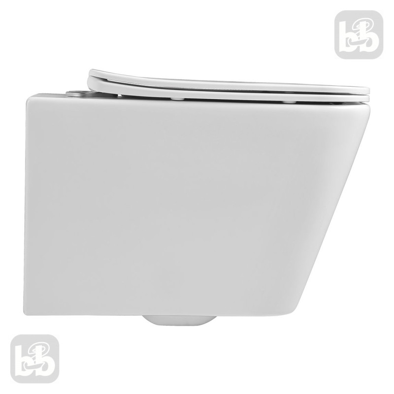 VOLLE LIBRA S унітаз 51*34,5*34см підвісний Rimless, сидіння Slim slow-closing, (13-41-160S)